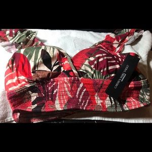 Carmen Marc Valvo swim Top New size Large